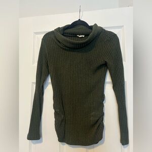 Chocolate Women's Sweater in Olive Green size S